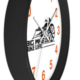 Big Wheel Bike Life Wall clock