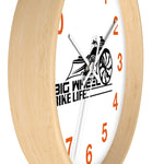 Big Wheel Bike Life Wall clock