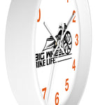 Big Wheel Bike Life Wall clock