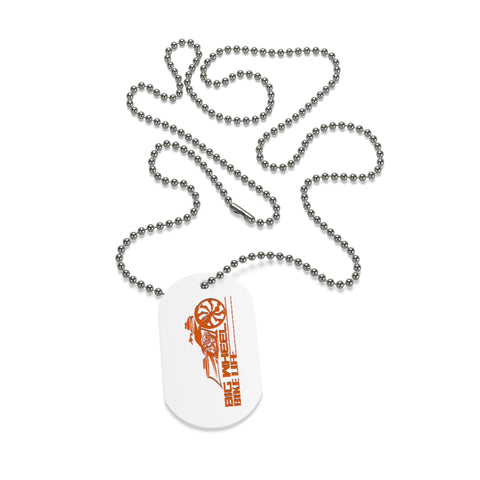 Big Wheel Bike Life Official Dog Tag - H.D Orange