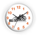 Big Wheel Bike Life Wall clock